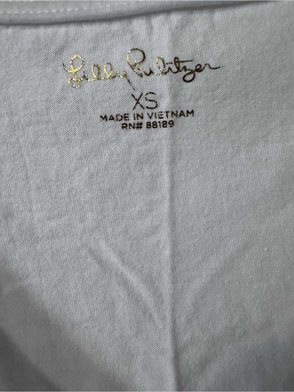 Lilly Pulitzer Dicola Top Resort White-Size XS - Picture 2 of 3